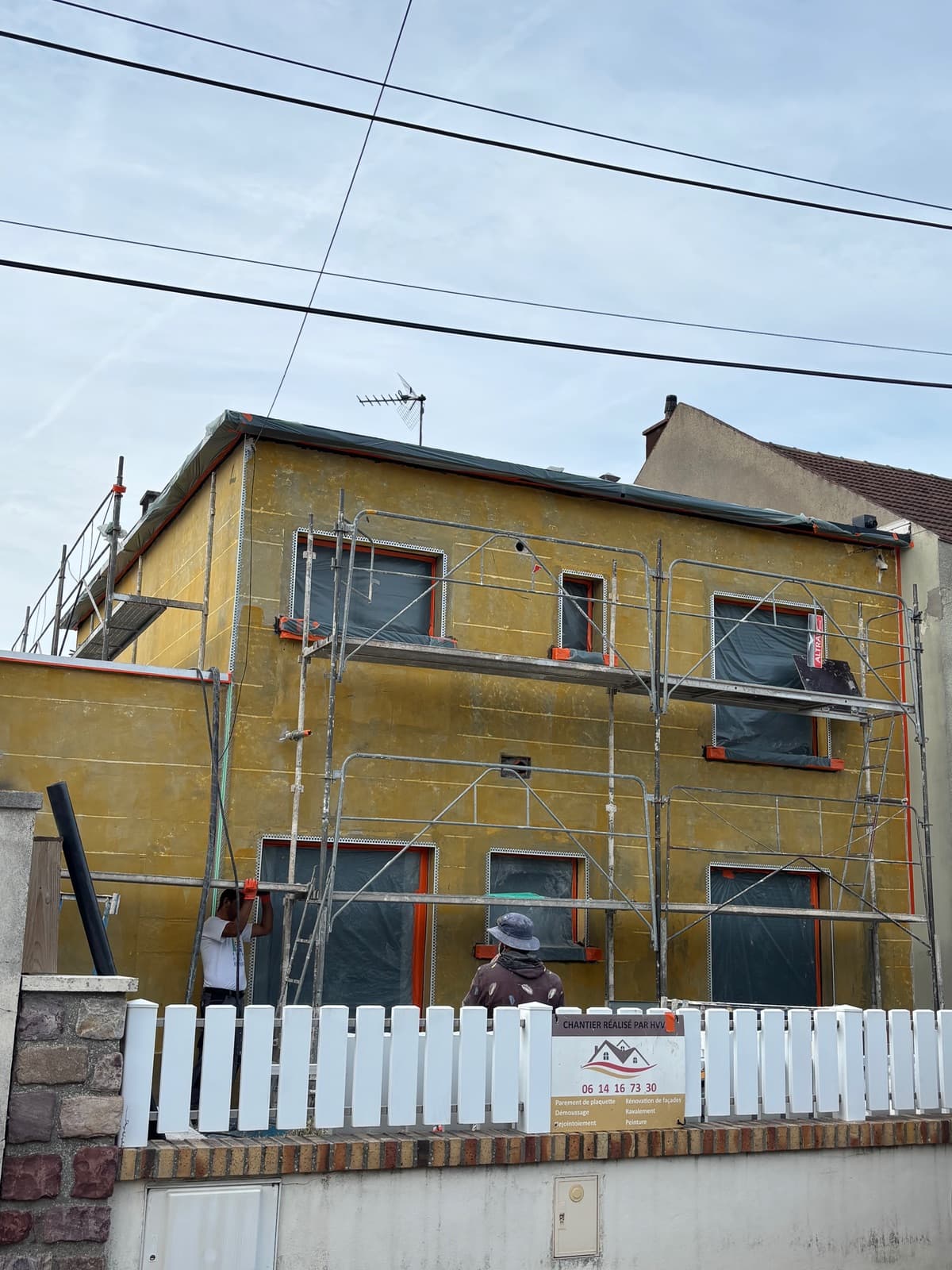projet de Ravalement — la façade avant les travaux, Rue de pré catelan, Le havre